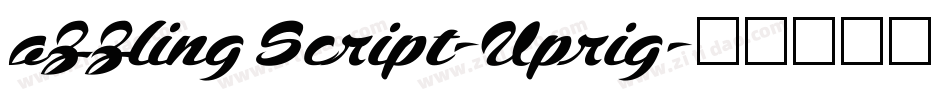 azzling Script-Uprig字体转换